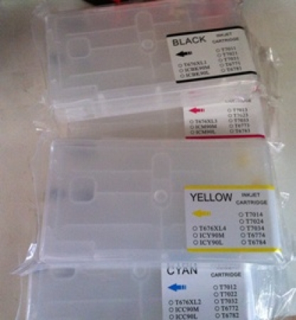 Amarillo Vacío XXML con chip compatible Epson T7014-XXL