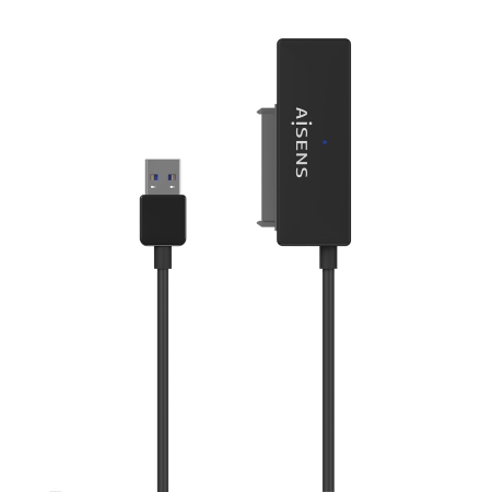AISENS - ADAPTADOR SATA A USB-A USB 3.0/USB3.1 GEN1 PARA DISCOS DUROS 2.5 Y 3.5 CON ALIMENTADOR, NEG