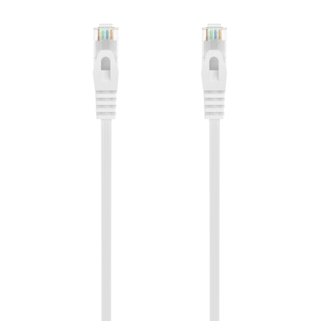 AISENS - CABLE DE RED LATIGUILLO RJ45 LSZH CAT.6A 500 MHZ UTP AWG24, BLANCO, 1.5M
