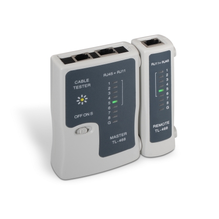 AISENS - TESTEADOR PARA CABLE RJ11/RJ12/RJ45