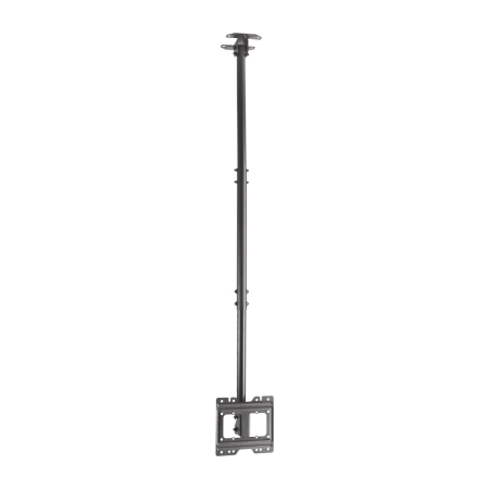 AISENS - SOPORTE DE TECHO GIRATORIO, INCLINABLE, EXTENSIBLE PARA MONITOR/TV 50KG DE 23-43, NEGRO