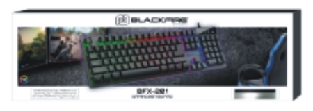 ARDISTEL BLACKFIRE PC GAMING Teclado STEEL BFX201