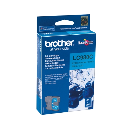 BROTHER Cartucho de tinta cian DCP-145C/DCP-165C, , 260 paginas