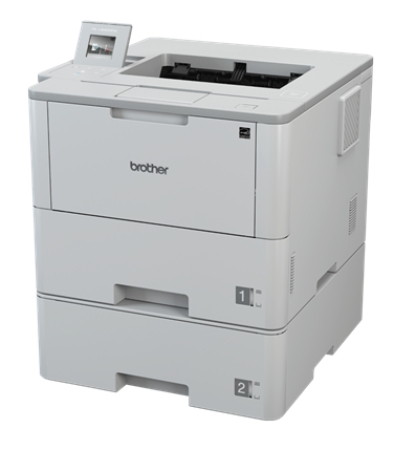 BROTHER Impresora Laser Monocromo HL-L6400DWTZ con bandeja adicional de 520 hojas y mesa pedestal