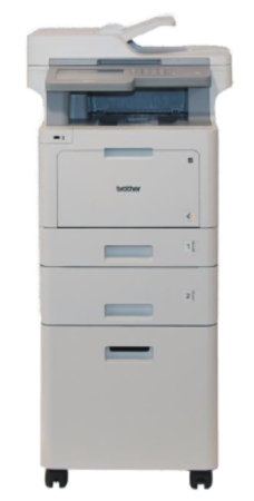 BROTHER Multifuncion Laser Color MFCL9570CDWTZ bandeja adicional y mesa pedestal