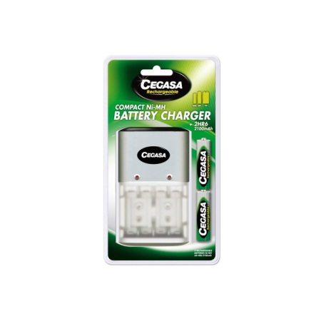 CEGASA CARGADOR COMPACT 2HR6 2100 mAh