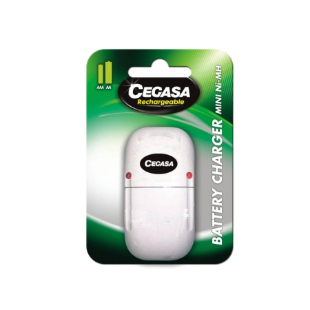 CEGASA CARGADOR MINI COMPACTO BLANCO