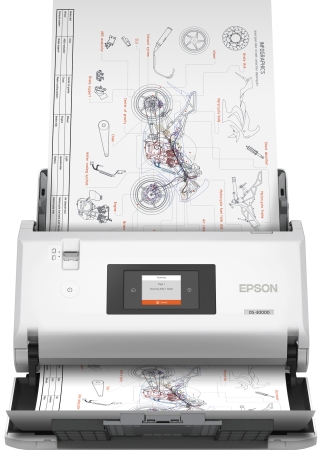 EPSON escaner documental WorkForce DS-30000 verticales A3