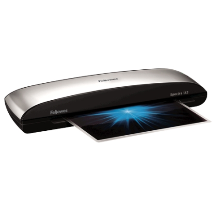 FELLOWES Plastificadora Spectra A3/ hasta A3 y 125 Micras/ Gris y Negra