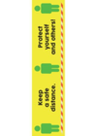 Floralabels Banner 215 x 900 mm, autoadhesivo, impermeable y antideslizante de calidad L1 Mini-banne