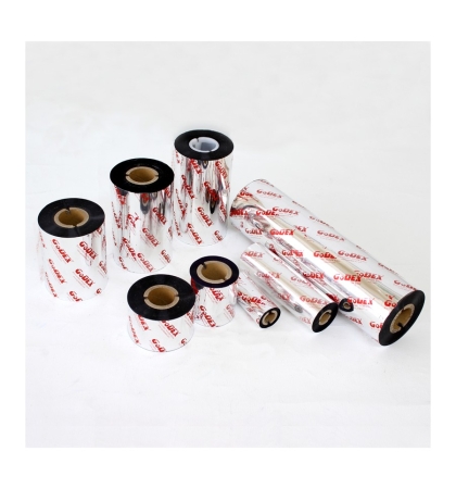 GODEX Ribbon de Cera Estandar 75mmX300m (10 rollos)