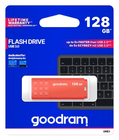 GOODRAM USB 128GB UME3 ORANGE USB 3.0