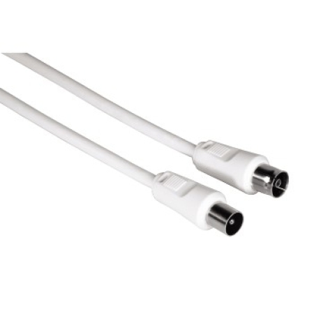 HAMA Cable Antena M-H 75db 3 m Blanco S/B
