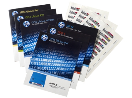 HPE LTO-7 Ultrium RW Bar Code Label Pack Q2014A