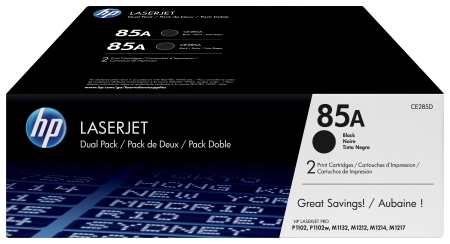 HP Laserjet 1102 Toner Negro nº85A (Pack 2)