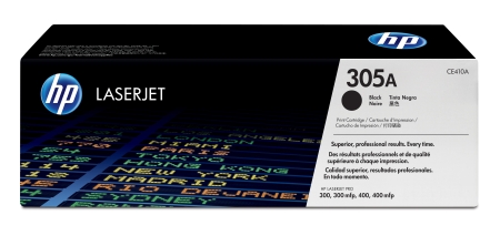HP Color Laserjet Pro 300/400 Toner Negro 305A. Paginas 2.200