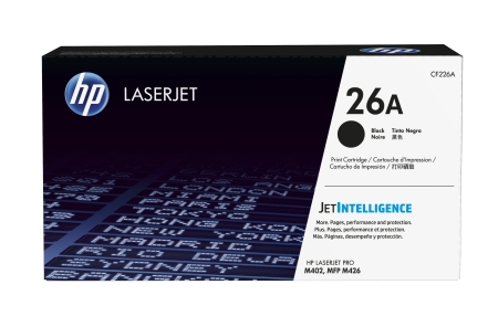 HP LaserJet Pro M402/426 Toner Negro nº26A 3.100 paginas Capacidad estandar