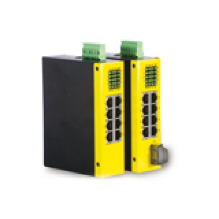 KTI Industrial 8-port 10/100 Fast Ethernet RJ45/Copper switch
