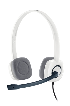 LOGITECH Auriculares con microfono headset h150 blanco