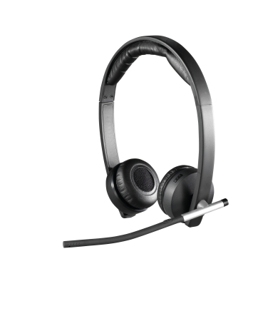 LOGITECH Auriculares con microfono Headset H820E inalambrico estereo