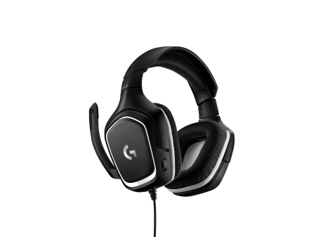 LOGITECH AURICULARES CON MICROFONO G332 GAMING NEGRO BLANCO - 981-000831