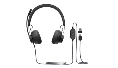 Logitech Auriculares + micro Zone Wired Usb