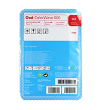 OCE Toner cyan 500 Gramo para OCE ColorWave 500