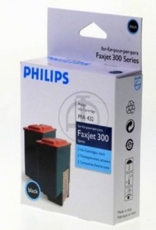 PHILIPS Cartucho FAX IPF-325/355/375 negro (Pack 2)