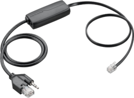 Plantronics Poly Interruptor de gancho APD-80 - Red (RJ-45)Línea telefónica (RJ-11)