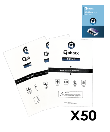 Qcharx Lamina de hidrogel Prime con propiedades protectoras y de visibilidad