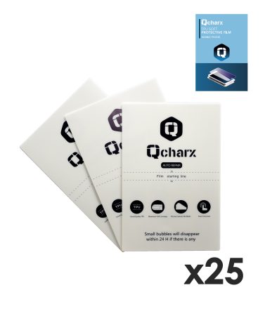 Qcharx HidroGel con propiedades Autoreparadoras. Proteccion muy alta contra golpes y arañazos. En caso de recibir un arañazo o impacto sobre el protec