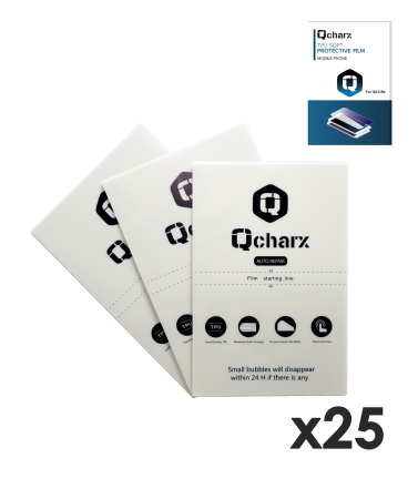 Qcharx HidroGel con propiedades Autoreparadoras. Proteccion muy alta contra golpes y arañazos. En caso de recibir un arañazo o impacto sobre el protec
