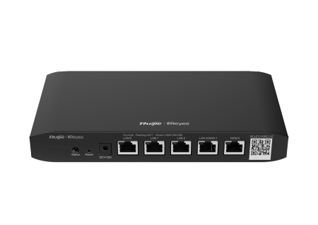 REYEE 5-Port Gigabit Cloud Managed router, 5 Gigabit Ethernet connection Ports, support up to 2 WA