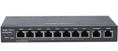 REYEE 10-Port Gigabit Cloud Managed Gataway, 10 Gigabit Ethernet connection Ports, support up to 4
