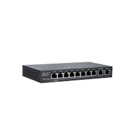REYEE 10-Port Gigabit Cloud Managed Gataway, support up to 8 POE/POE+ ports with 70W POE Power budg