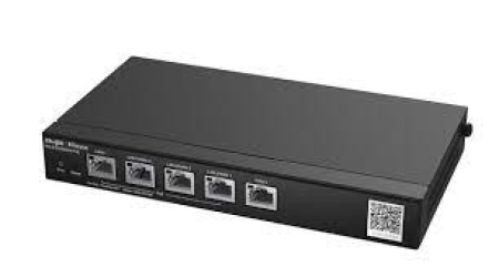 REYEE Desktop 5-port full gigabit router, providing one WAN port, one LAN port, and three LAN/WAN po