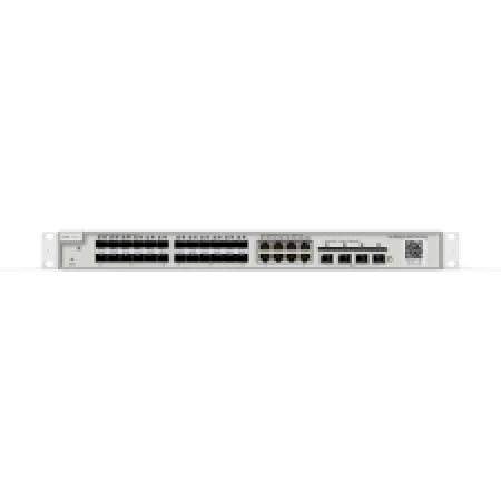 REYEE 24-Port SFP L2 Managed 10G Switch, 24 SFP Slots, 8 Gigabit RJ45 Combo Ports, 4 *10G SFP+ Slo