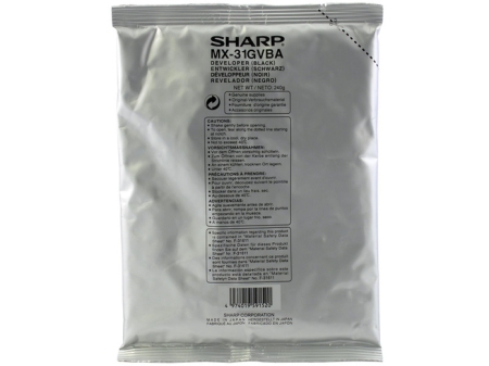 SHARP Toner MX 2301N/2600/3100/4100N/4101N/5000N/5001N Developer Negro