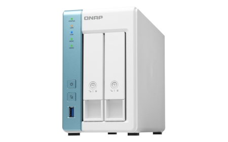 QNAP NAS TS-231P3-4G/ 2 Bahías 3.5" - 2.5" / 4GB DDR3/ Formato Torre
