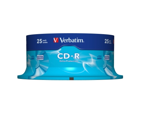 VERBATIM CD-R 700Mb 52X Extra Protection (Tarrina 25)
