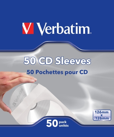 VERBATIM Fundas para CD´S de papel (Pack 50)