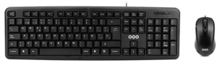 OQO COMBO TECLADO Y RATON CON CABLE USB