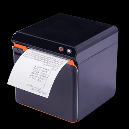 OQO IMPRESORA TERMICA FRONTAL USB/ETHERNET NEGRA CORTE 80 mm