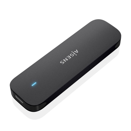 AISENS - CAJA EXTERNA M.2 (NGFF) ASM2-024B NVMe A USB3.2 GEN2, NEGRA