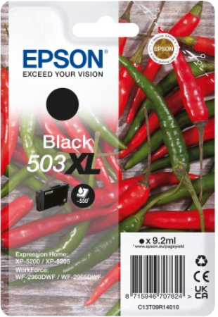 EPSON Tinta negra 503XL Pimientos