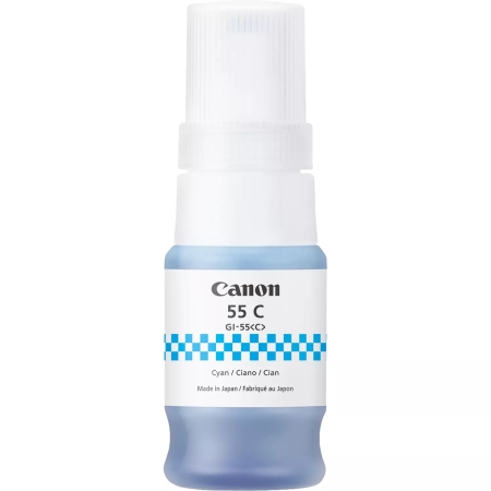 CANON Tinta GI-55C: Cian 40ml 3.000p