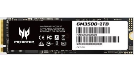 ACER Disco Duro Predator SSD GM3500 M.2 NVMe PCIe Gen 3*4 1TB