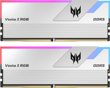 ACER Predator VESTA2-32GB-6000-1R8-V6 Silver Heatsink 16GB 1R*8 PC5 6000 CL30-38-38-76