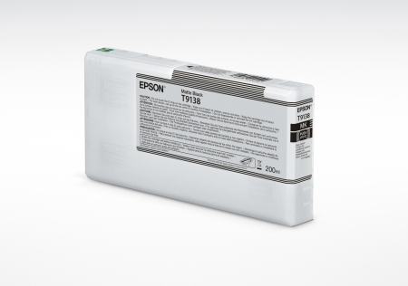 EPSON T9138 Matte Black Ink Cartridge (200ml) para SC-P5000
