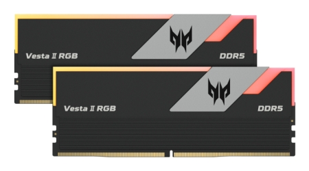 ACER Predator VestaII DDR5 RGB U-DIMM 6000Mhz 32GB (16GB*2) Negra